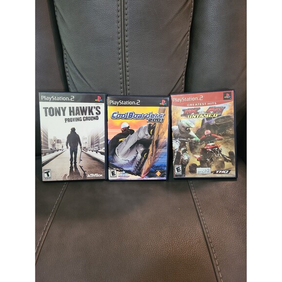 Playstation 2 PS2 Extreme Sports Lot Tony Hawk, Cool Boarders, MX vs ATV Untamed - Picture 1 of 11